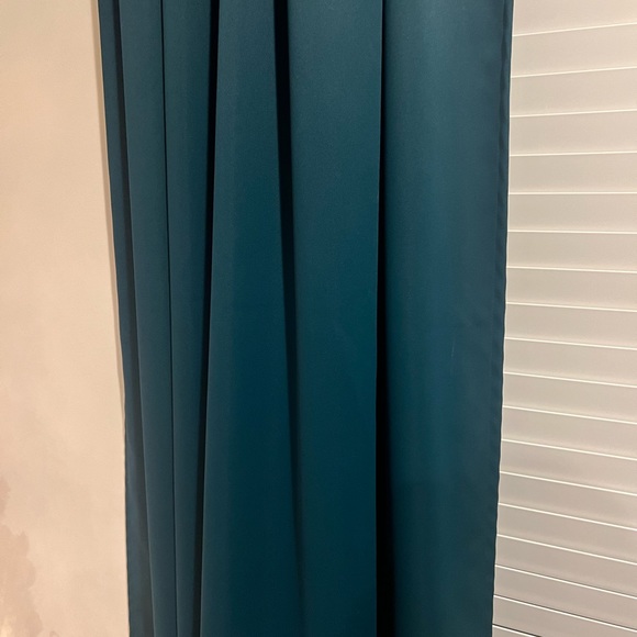 Dark teal curtains. Like new! 96x54. 4 curtains! - Picture 3 of 3